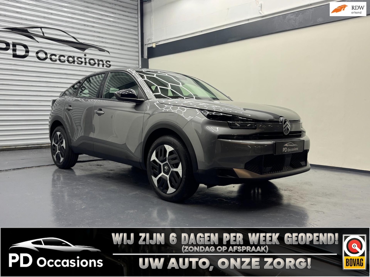 Citroën C4 - Hybrid 145PK - Camera - Cruise - Clima - Navi - Leer - AutoWereld.nl