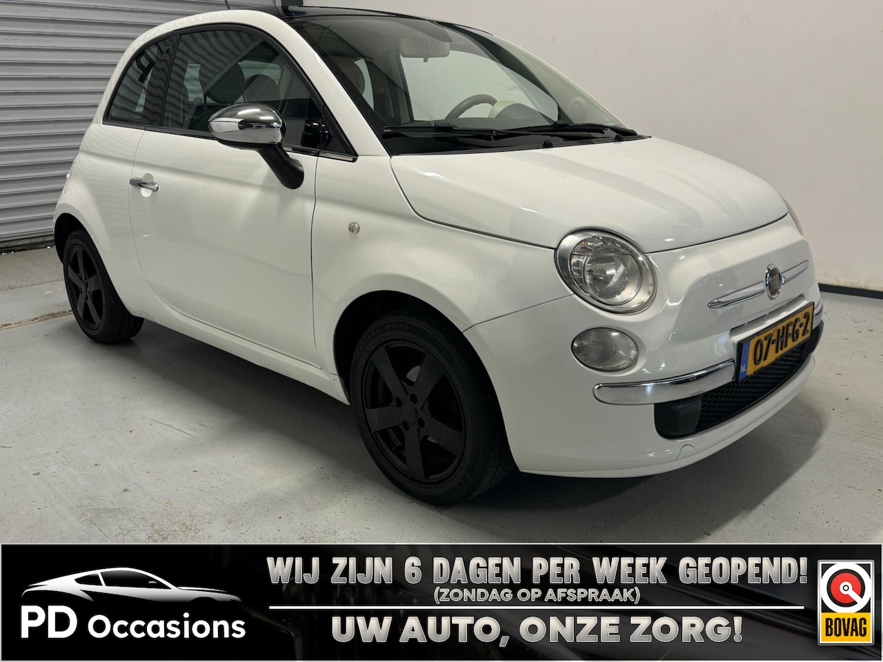 Fiat 500 - 1.2 Lounge LM Velgen Airco Pano Elek. Ramen - AutoWereld.nl