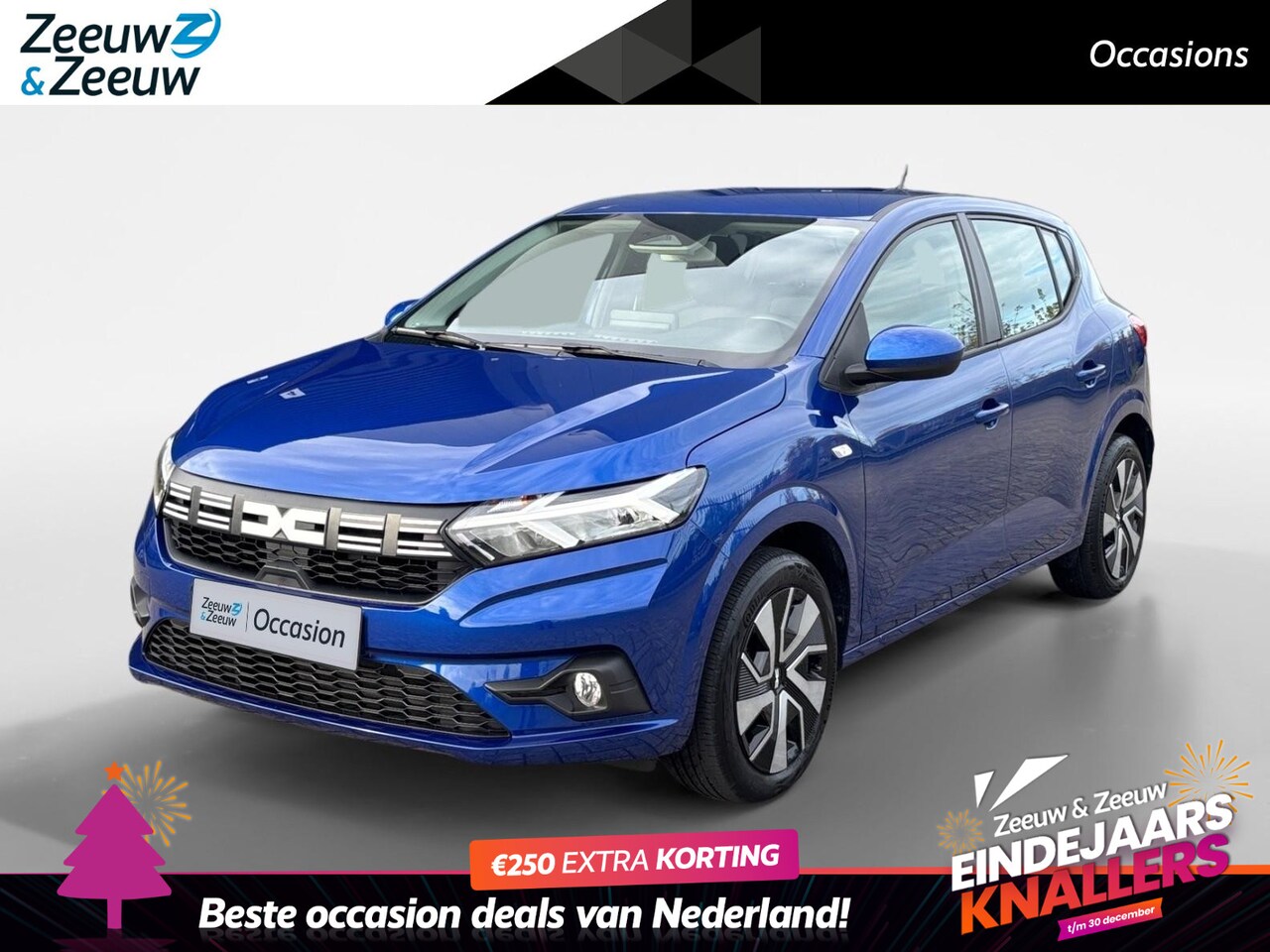 Dacia Sandero - 90PK TCe Expression | Navi | Airco | Parkeersensoren | Cruise Control | Apple CarPlay/Andr - AutoWereld.nl
