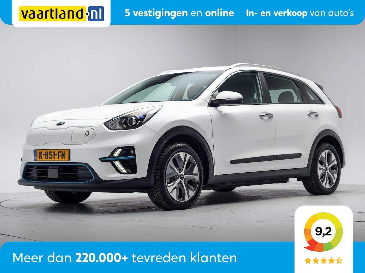 Kia e-Niro - DynamicLine 64 kWh 3 fase [ Navi Adapt.cruise Camera ] - AutoWereld.nl