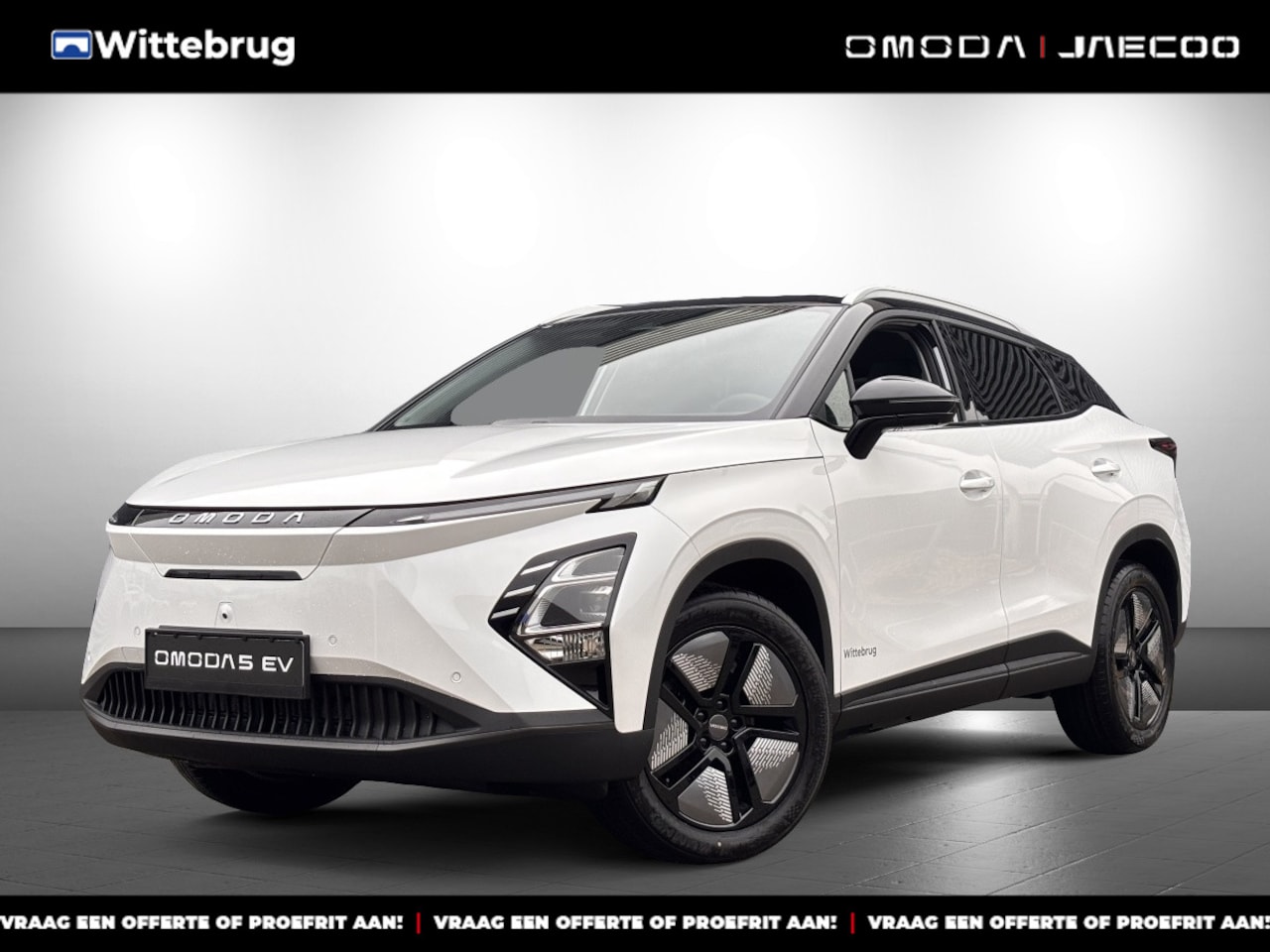 Omoda 5 - Premium 61 kWh Volledig Elektrisch met 430 km WLTP RANGE, Lederen bekleding en Stoelverwar - AutoWereld.nl