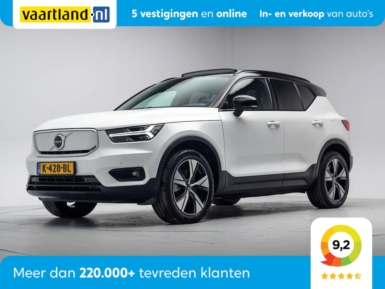 Volvo XC40 - Recharge P8 AWD R-Design 3-Fase [ Panorama HarmanKardon Navi Camera ] - AutoWereld.nl