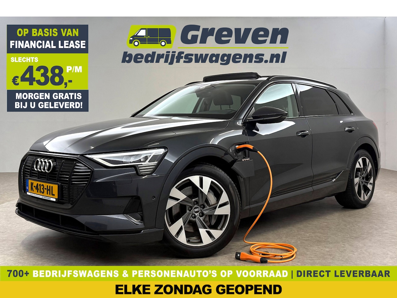 Audi e-tron - 50 Quattro S-Line 71 kWh | SOH 94% | Snelladen | Pano | Sfeer | Memory | Virtual | Camera - AutoWereld.nl