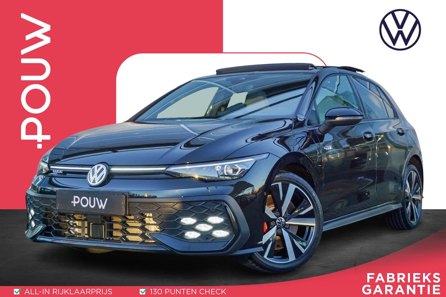 Volkswagen Golf - GTE 1.5 eHybrid 272pk | SoH 100% | Panoramadak | Leder | Trekhaak - AutoWereld.nl