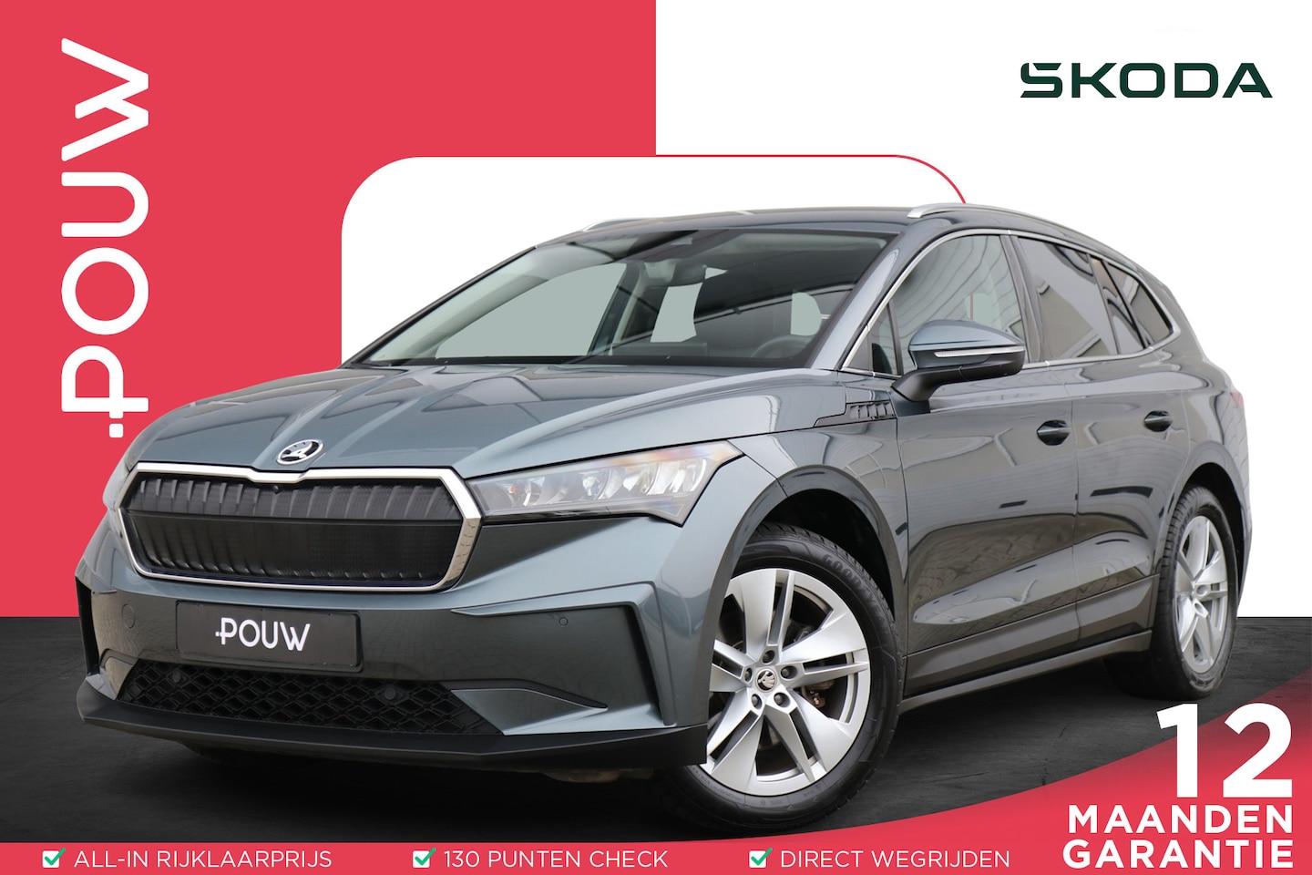 Skoda Enyaq iV - 80 204pk | SoH 91% | 360 Camera | Navigatie | Cruise Control Adaptief | Blind Spot Assist - AutoWereld.nl