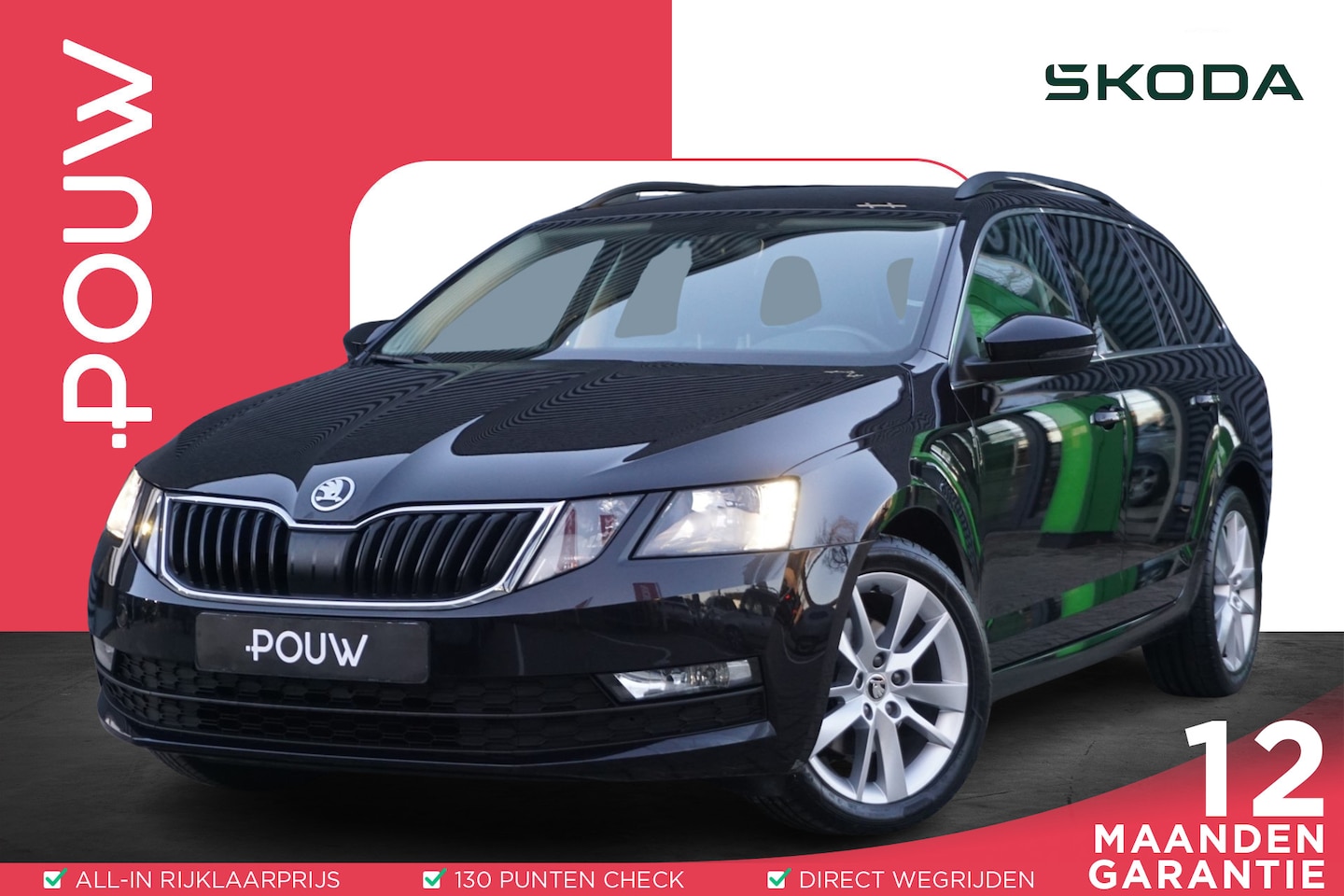 Skoda Octavia Combi - 1.0 TSI 115pk Business Edition | SmartLink | Stoelverwarming | Cruise Control | PDC Achter - AutoWereld.nl