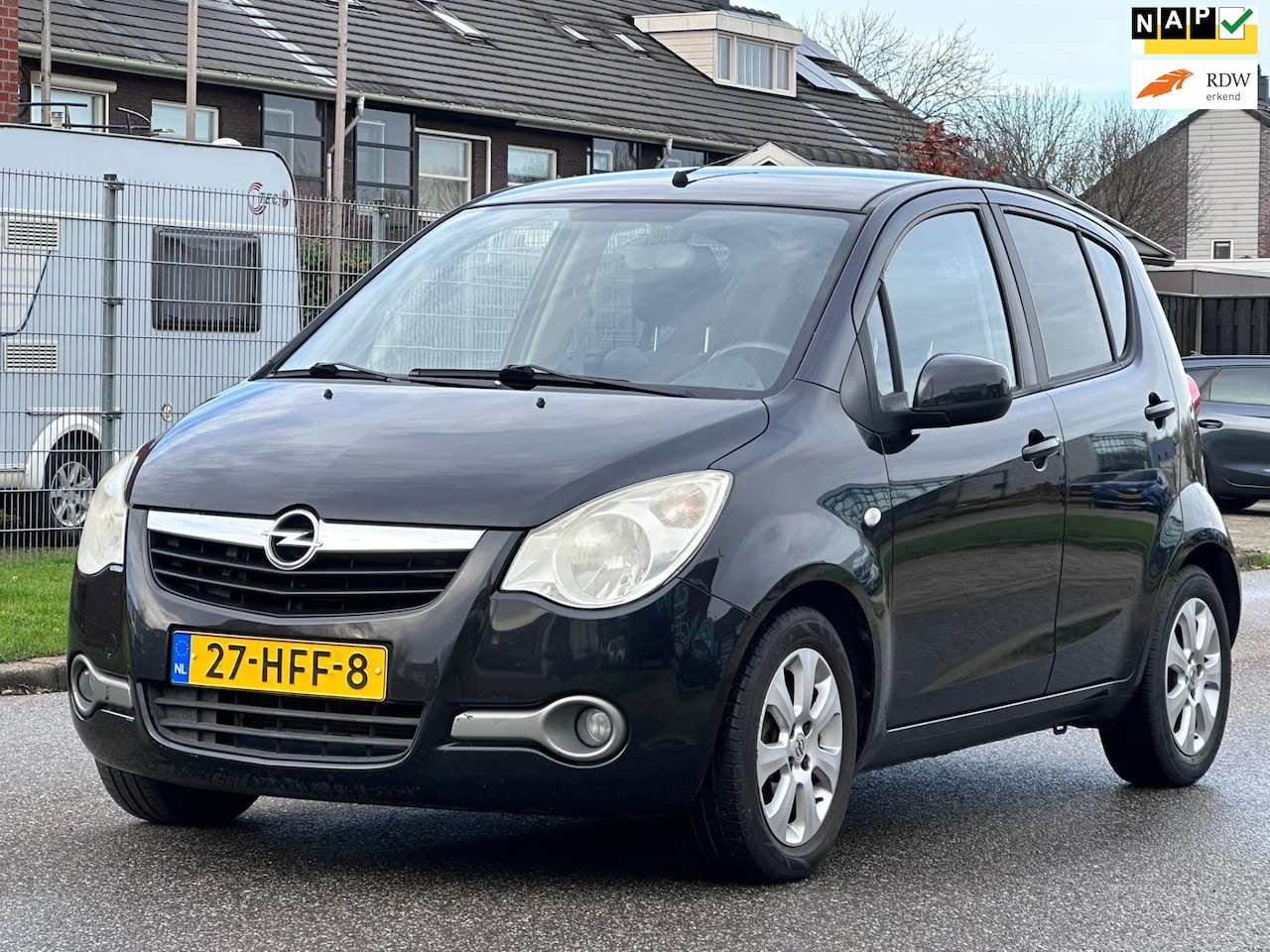 Opel Agila - 1.2 Enjoy Cruise*Airco*NAP*LM velgen*21-08-2026 APK* - AutoWereld.nl