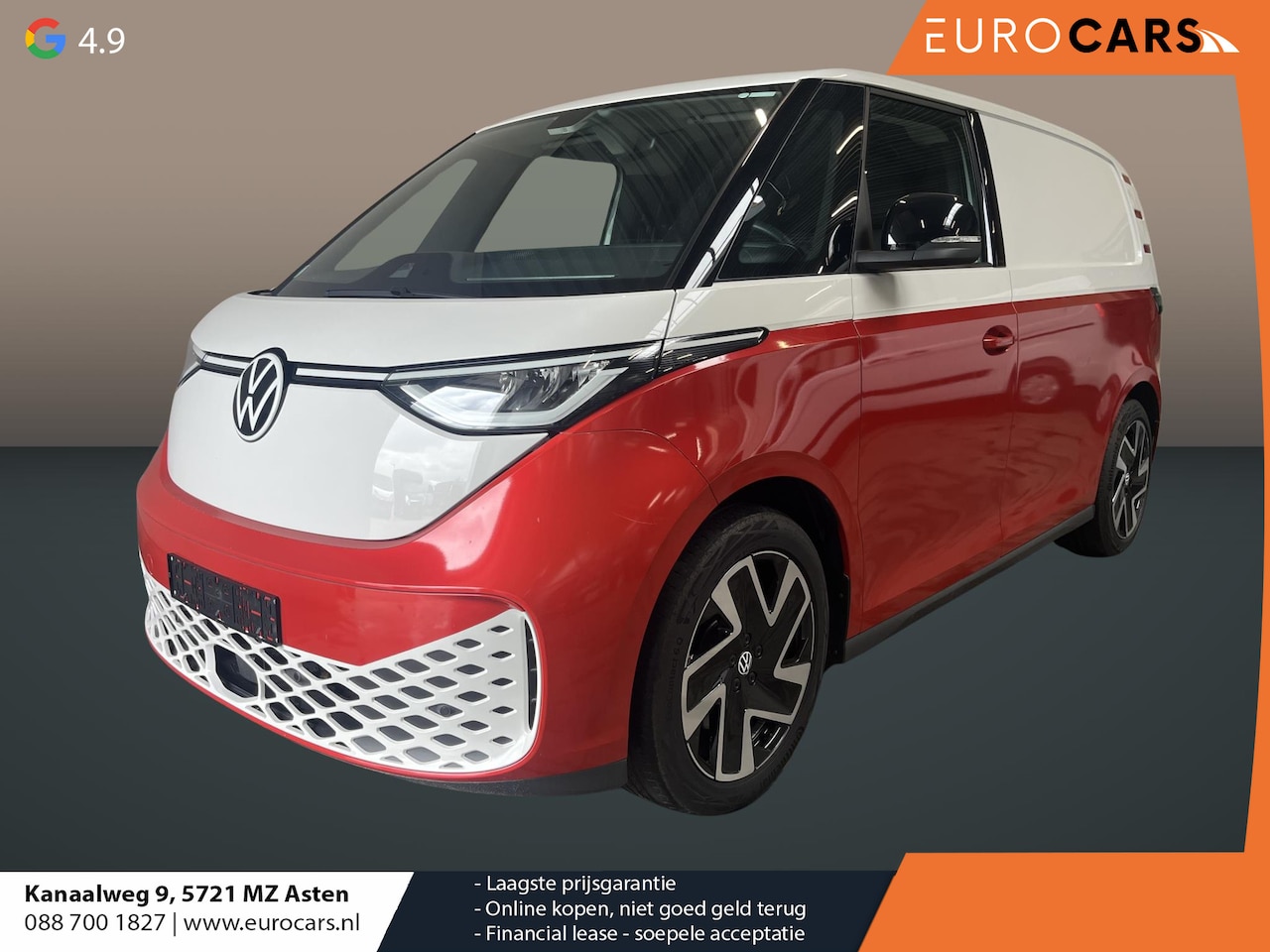 Volkswagen ID. Buzz Cargo - L1H1 204 pk 77 kWh PRO Adaptive Cruise Trekhaak PDC Camera Keyless - AutoWereld.nl