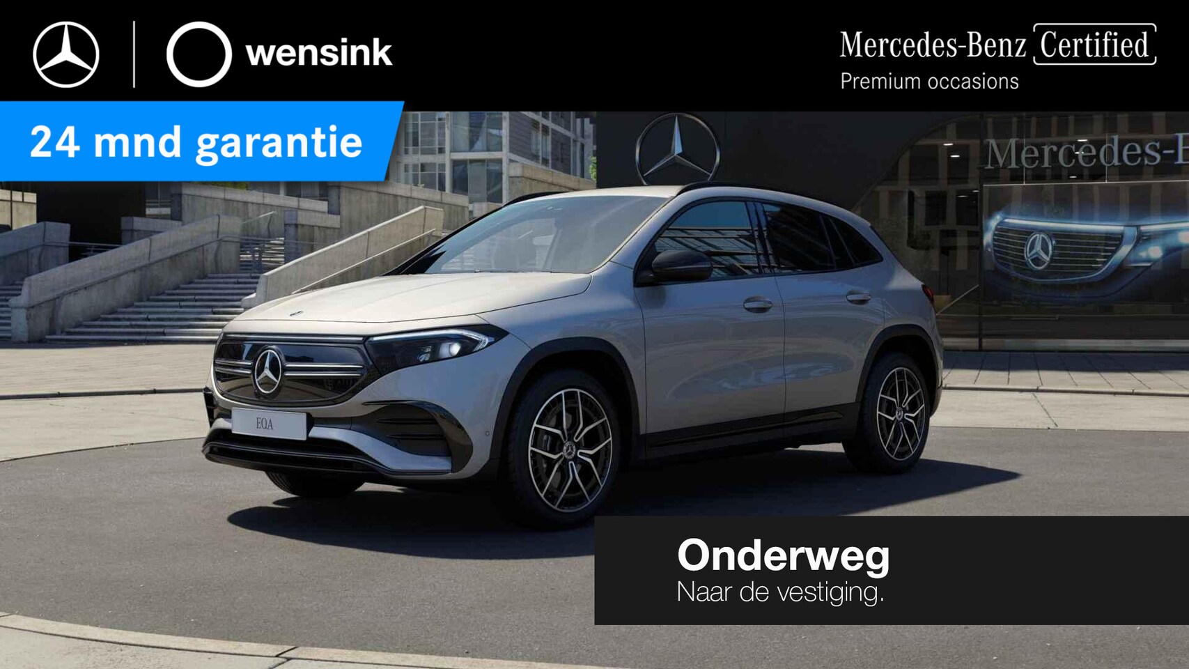 Mercedes-Benz EQA - 250+ AMG Line 71 kWh | Night pakket | Stoelverwarming | Widescreen | Sfeerverlichting | - AutoWereld.nl