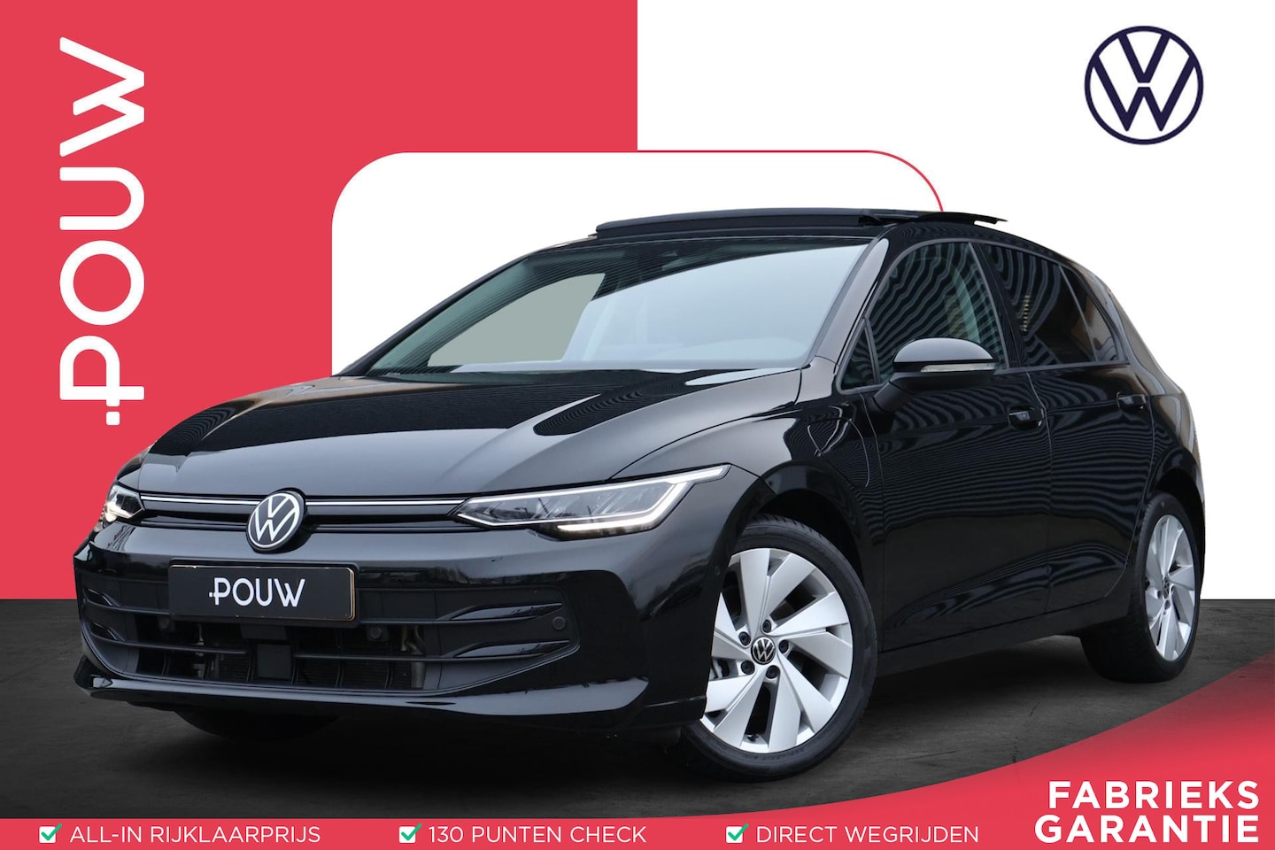 Volkswagen Golf - 1.5 eHybrid 204pk DSG Life Edition | Panoramadak | Trekhaak | Stoel/Stuurverwarming - AutoWereld.nl