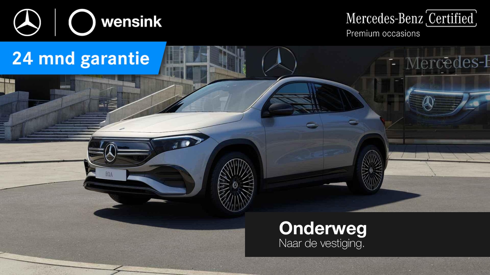 Mercedes-Benz EQA - 250+ AMG Line 71 kWh | Panoramadak | Premium pakket | Burmester | Draadloos telefoonladen - AutoWereld.nl