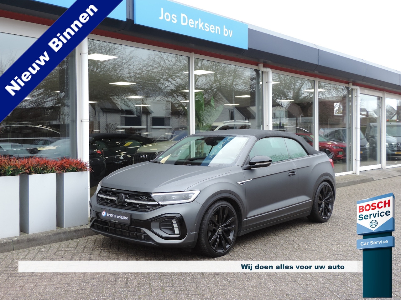 Volkswagen T-Roc Cabrio - 1.5 TSI DSG R-Line Edition Grey Limited 173/999 - Leer | Beats  | Stuur/stoelverw. | Camer - AutoWereld.nl