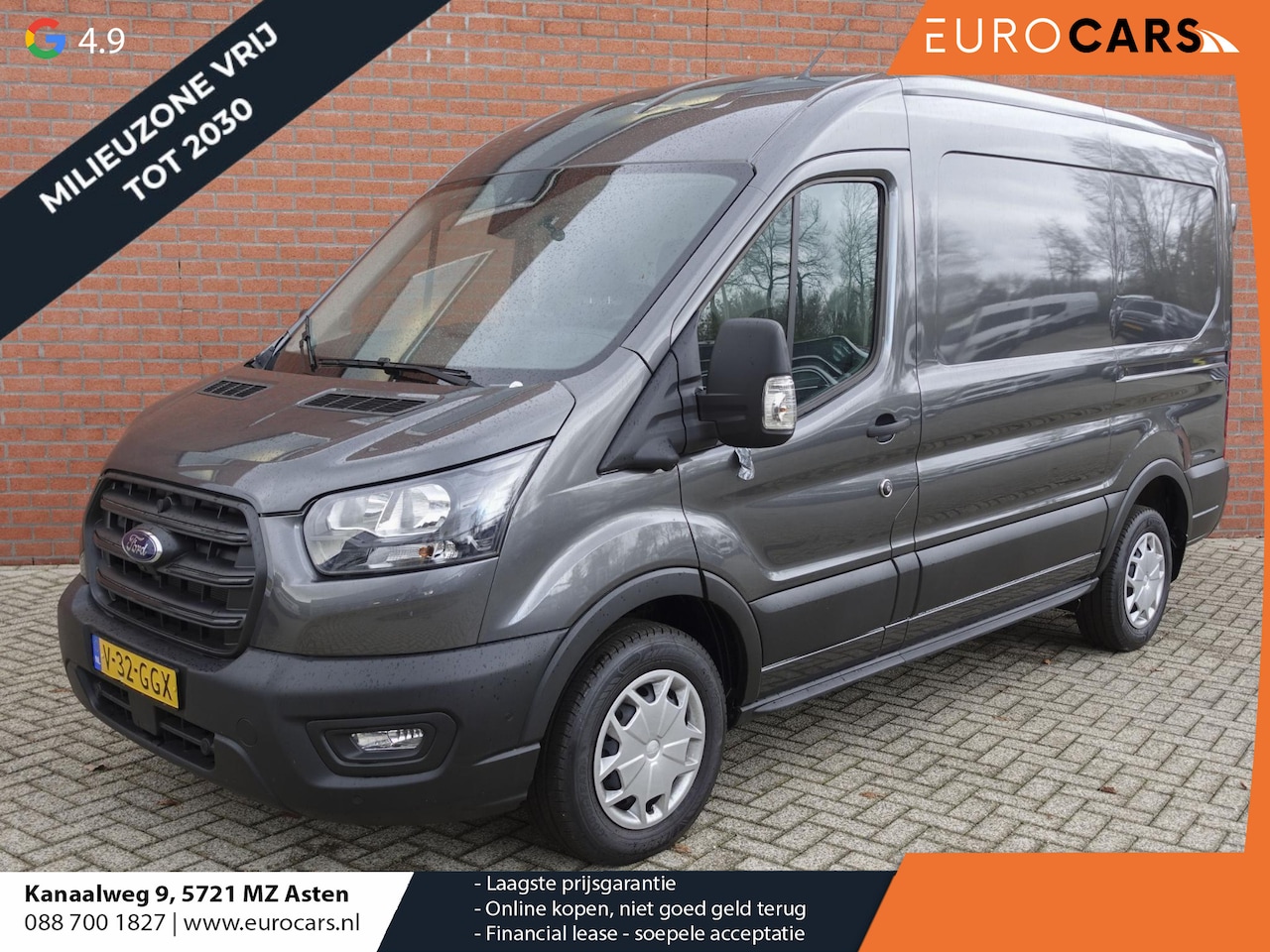 Ford Transit - 310 L2H2 Trend BPM VRIJ! Automaat Airco Bluetooth Camera Cruise Control - AutoWereld.nl