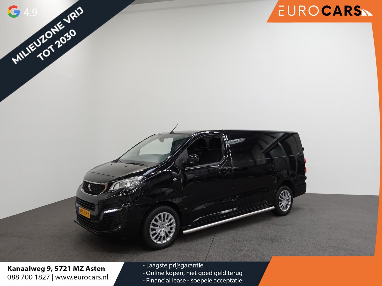 Peugeot Expert - 145PK Automaat L3 Trekhaak Navigatie parkeersensoren Airco 3 zits cruise control - AutoWereld.nl