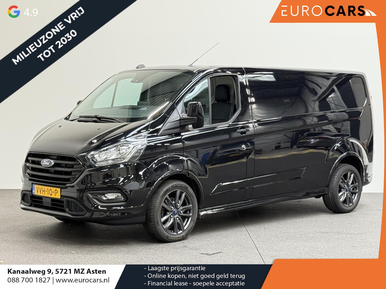 Ford Transit Custom - 290 2.0 TDCI L2H1 Sport Airco ACC Bluetooth Navi Trekhaak Stoelverwarming - AutoWereld.nl