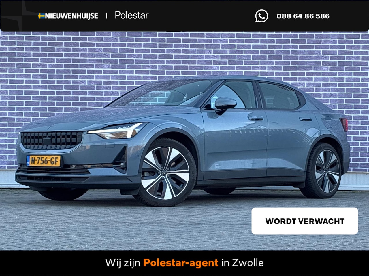 Polestar 2 - Long Range Dual Motor Launch Edition 78kWh | Keyless | BLIS | Stoel- en Stuurwielverwarmin - AutoWereld.nl