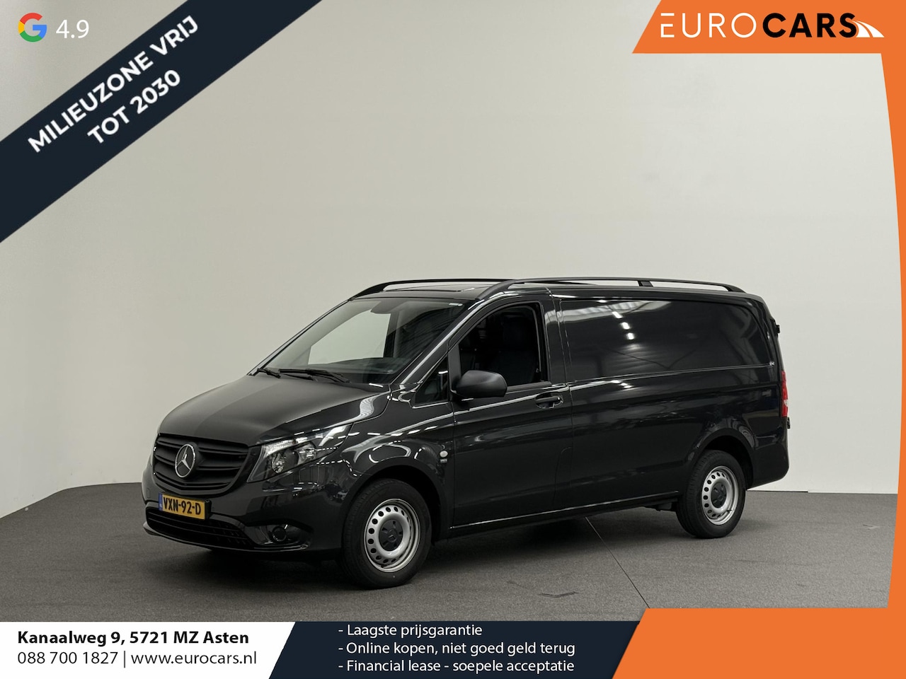 Mercedes-Benz Vito - 114 CDI Lang Automaat Airco Bluetooth Camera Trekhaak - AutoWereld.nl