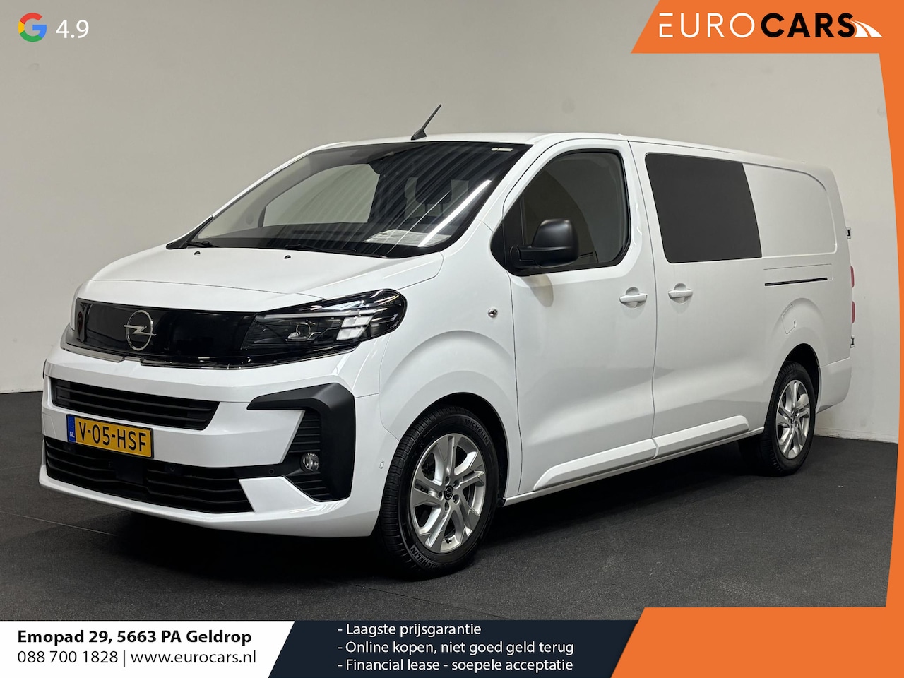 Opel Vivaro - 2.0 Diesel 180 S&S L3 Automaat Dubbele Cabine 2 schuifdeuren Android Auto/Apple CarPlay Na - AutoWereld.nl