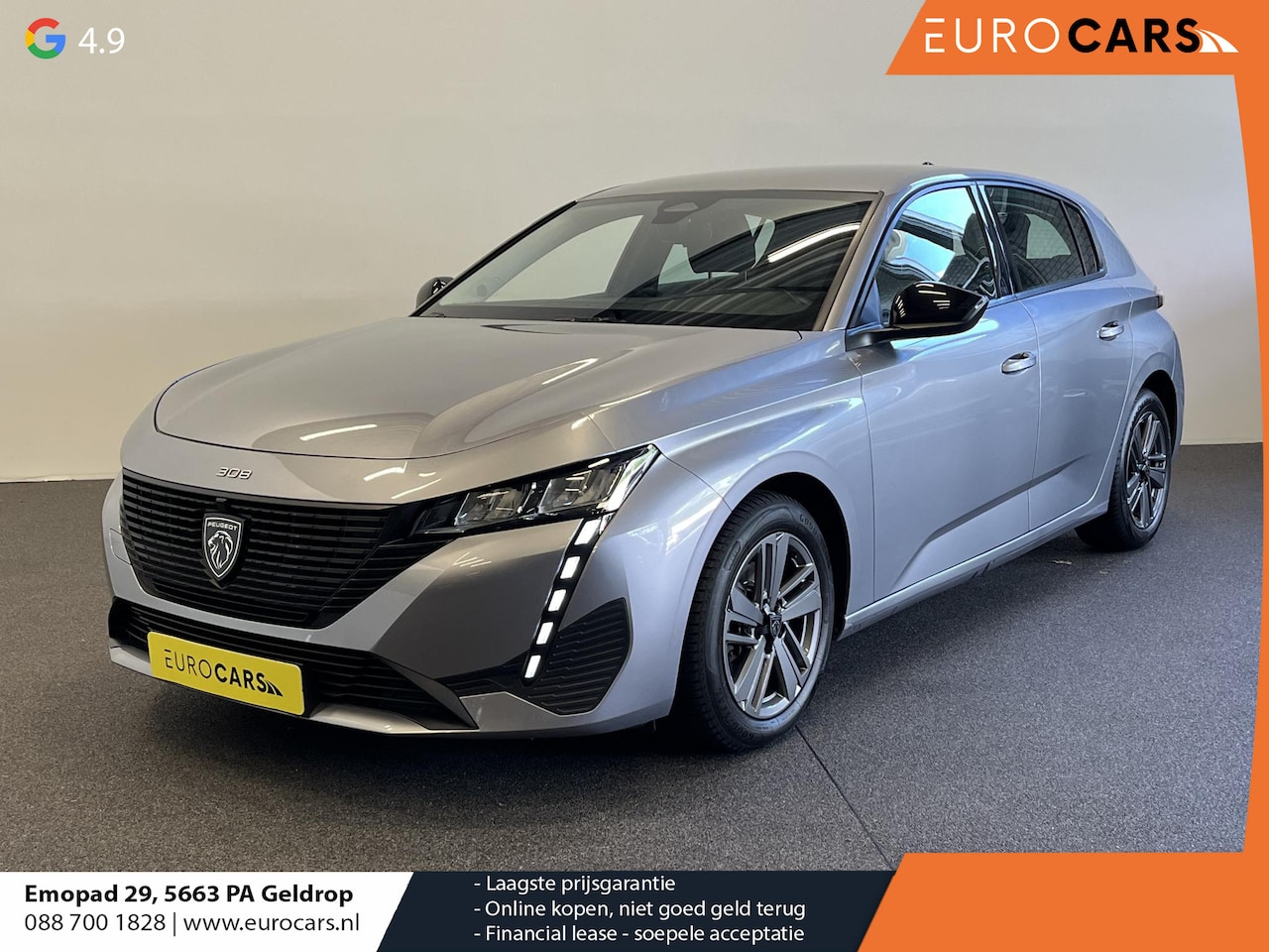 Peugeot 308 - 1.2 130pk Aut-8 PureTech Active Pack Business Airco Navi Parkeersensoren Full LED Adaptive - AutoWereld.nl