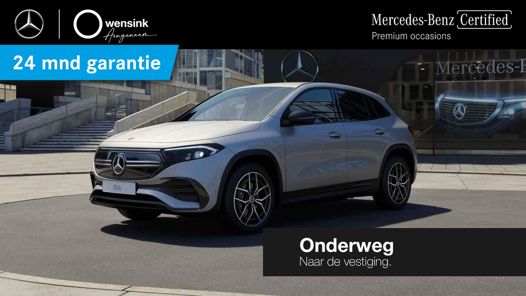 Mercedes-Benz EQA - 250+ AMG Line 71 kWh | Night pakket | Stoelverwarming | Widescreen | Sfeerverlichting | - AutoWereld.nl