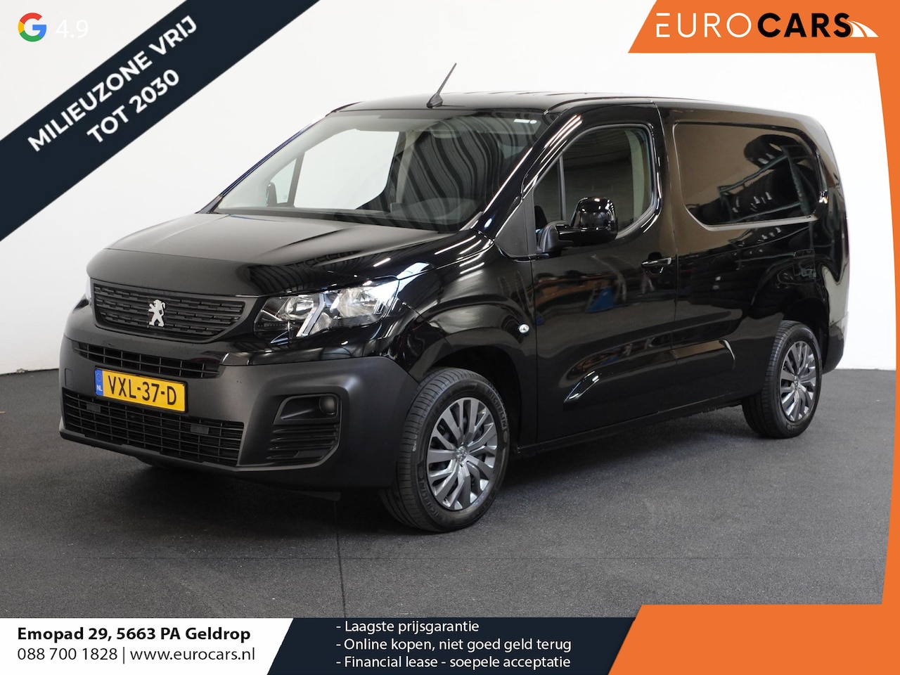 Peugeot Partner - 1.5 BlueHDi 100pk L2 Trekhaak Bluetooth Airco Parkeersensoren Cruise control - AutoWereld.nl