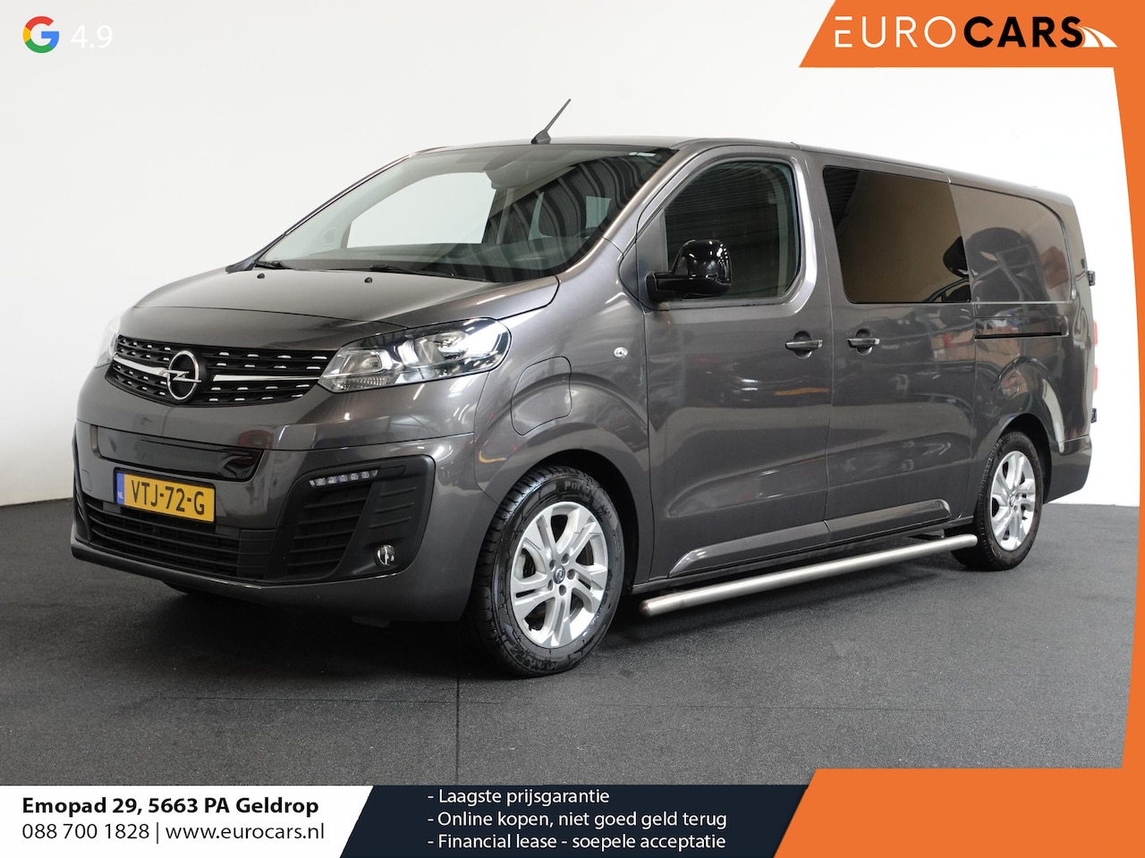 Opel Vivaro-e - L3H1 Dubbele Cabine Edition 75 kWh Automaat Airco - AutoWereld.nl