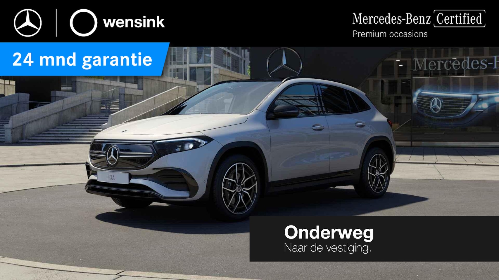 Mercedes-Benz EQA - 250+ AMG Line 71 kWh | Panoramadak | Premium pakket | Burmester | Draadloos telefoon laden - AutoWereld.nl