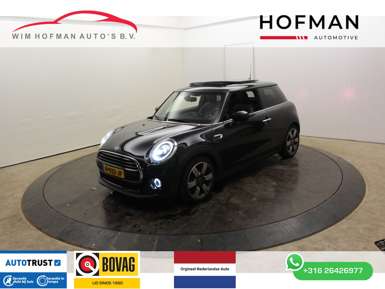 MINI Cooper - Mini 1.5 60 Years Edition Panodak Vol Leder Harman Cardon Zwarte hemel Navi - AutoWereld.nl