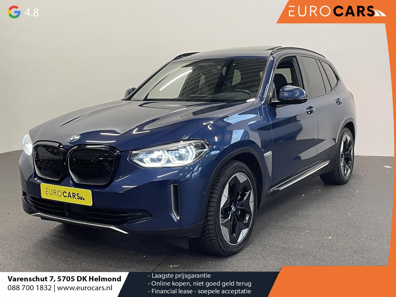 BMW iX3 - High Executive 80 kWh EV Leder Navi Carplay/Androidauto Sensoren voor en achter 360 Camera - AutoWereld.nl