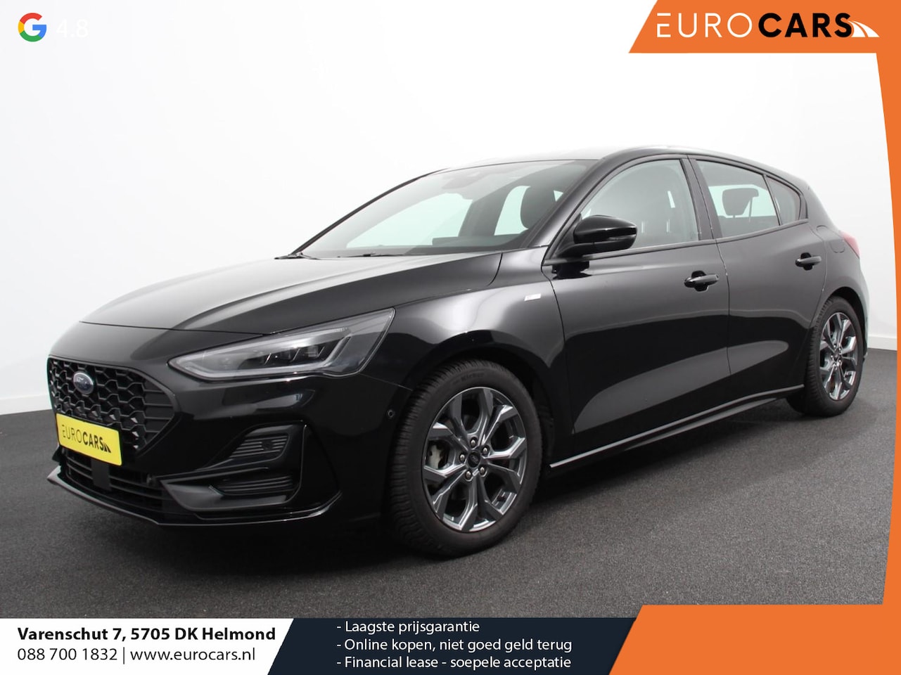 Ford Focus - 1.0 EcoBoost Hybrid ST Line Navigatie Climate Control Led Dab Camera Parkeer sensoren Crui - AutoWereld.nl