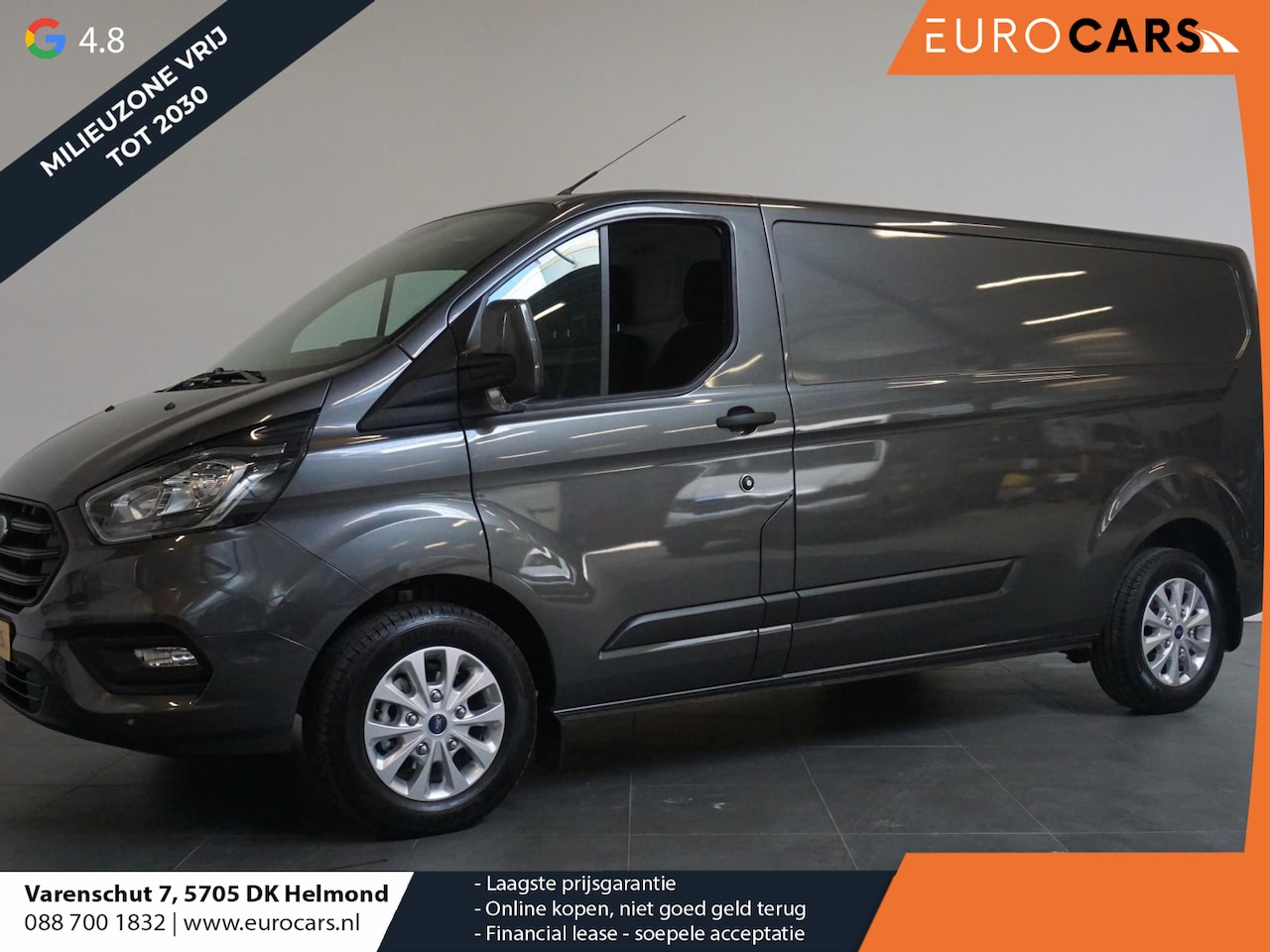 Ford Transit Custom - 300 2.0 TDCI L2H1 Trend Automaat Navigatie Camera Trekhaak Cruise control Apple Carplay/An - AutoWereld.nl