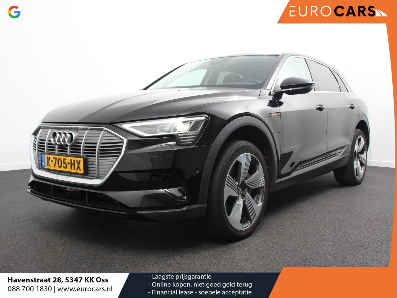 Audi e-tron - e-tron 55 quattro | Leder | Navigatie | Trekhaak | Led koplampen | Tour pakket | Virtual c - AutoWereld.nl