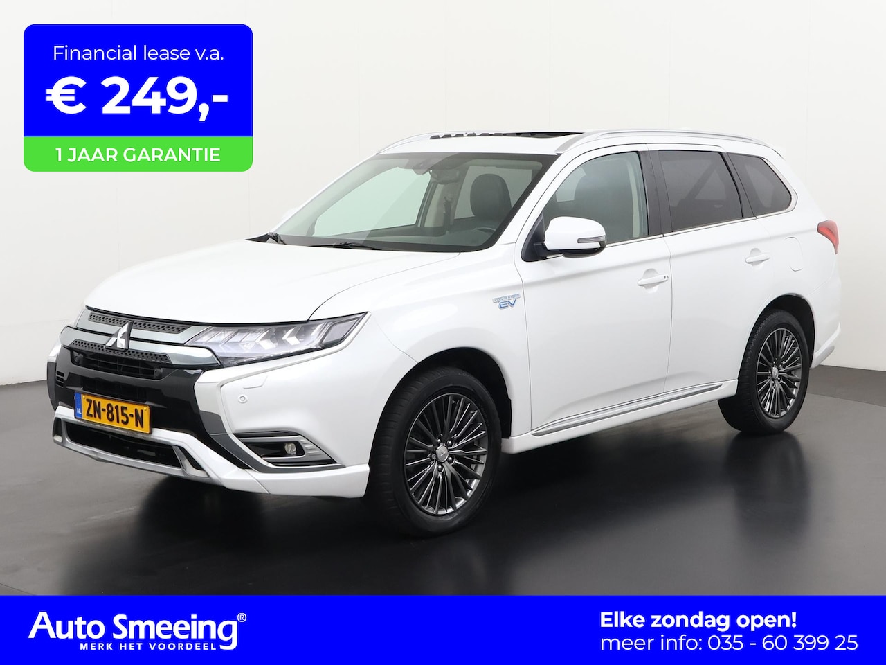 Mitsubishi Outlander - 2.4 PHEV Intense+ | Schuifdak | Trekhaak | Camera | Zondag Open! - AutoWereld.nl