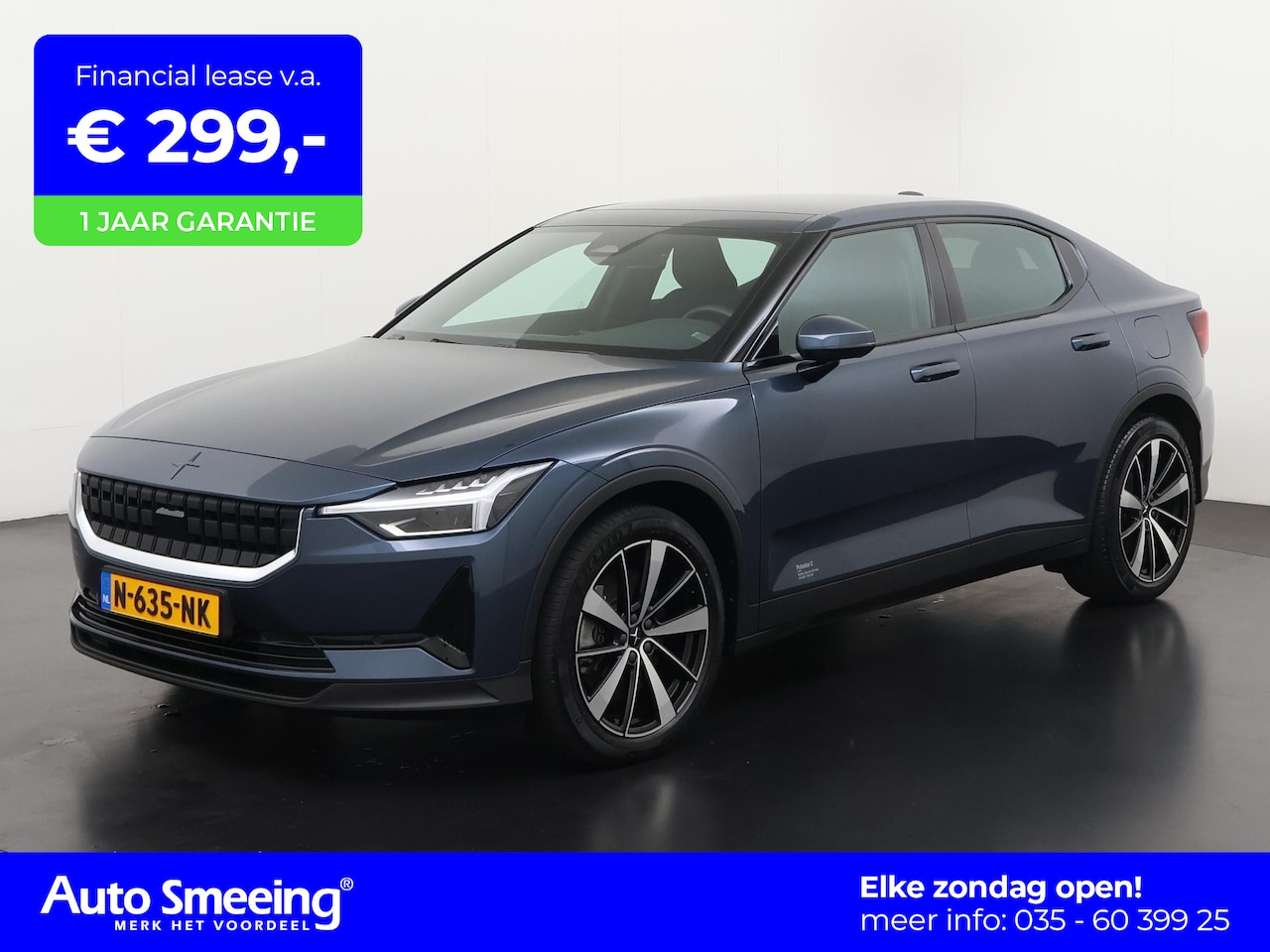 Polestar 2 - Standard Range Single Motor 63kWh | Panoramadak | Harman/Kardon | Warmtepomp | Zondag Open - AutoWereld.nl