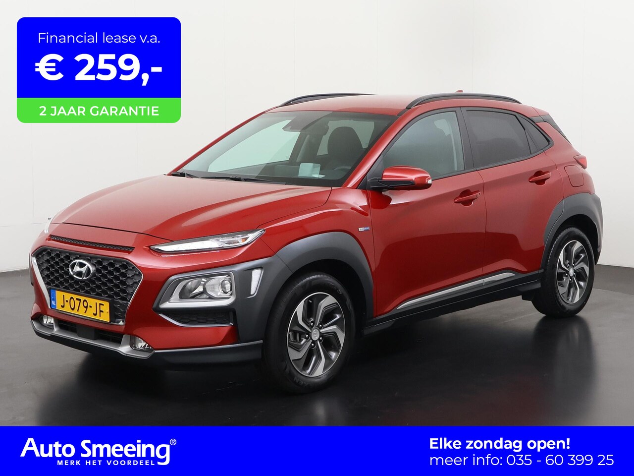 Hyundai Kona - 1.6 GDI HEV Fashion | Navigatie | Zondag Open! - AutoWereld.nl