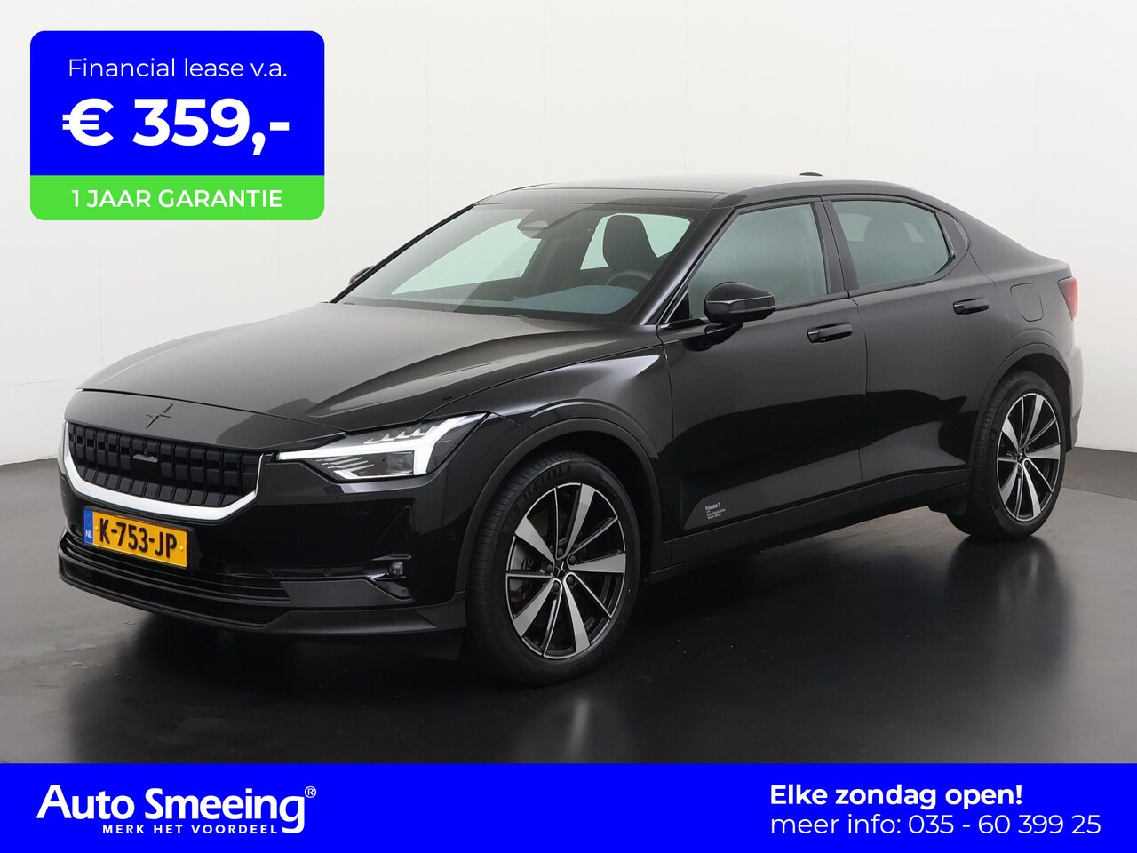 Polestar 2 - Long Range Dual Motor Launch Edition 78kWh | SOH 95% | Panoramadak | Zondag Open! - AutoWereld.nl