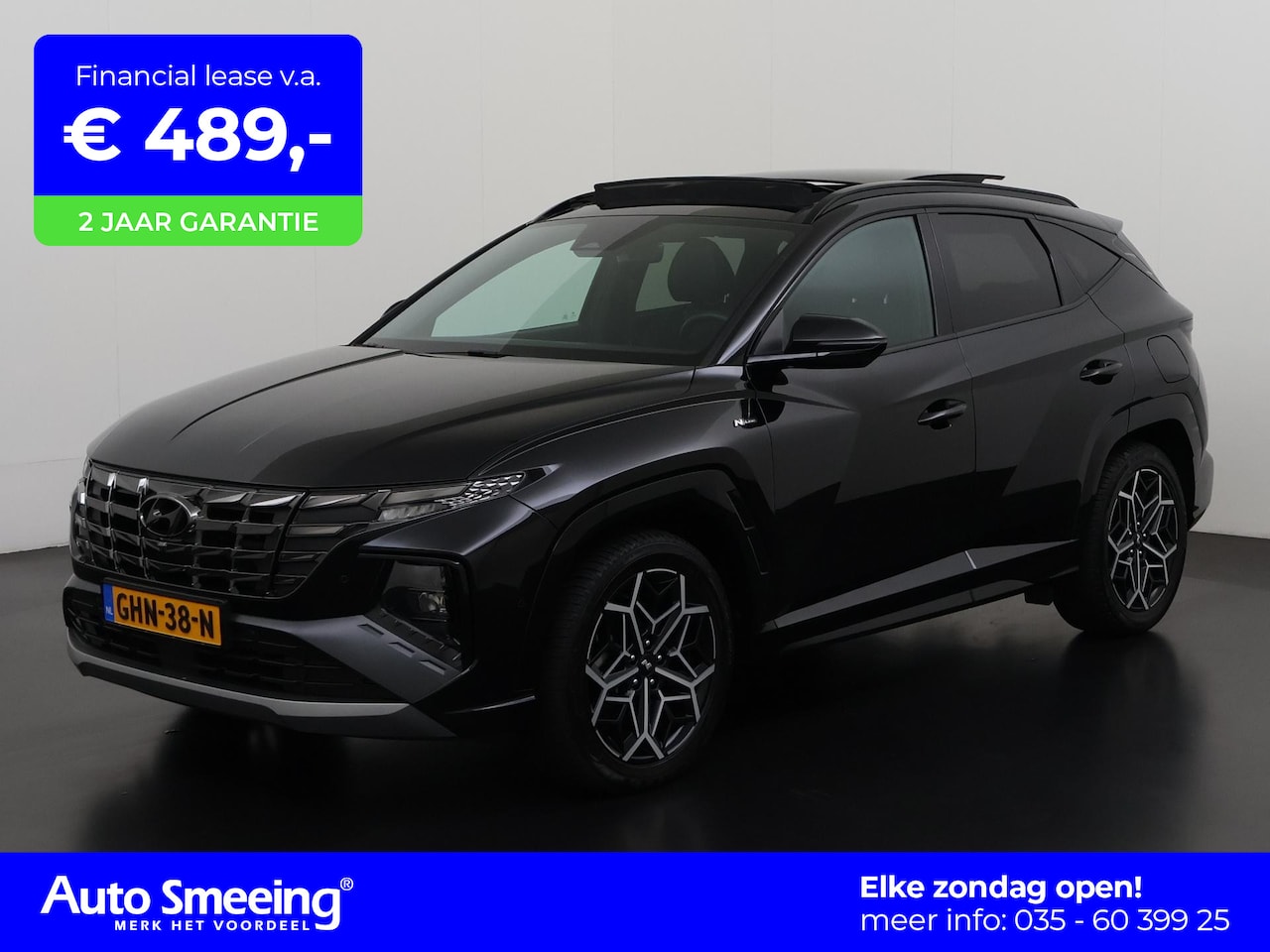 Hyundai Tucson - 1.6 T-GDI PHEV N Line Sky 4WD | Panoramadak | Trekhaak | Leder/Alcantara | Mem stoel | Zon - AutoWereld.nl