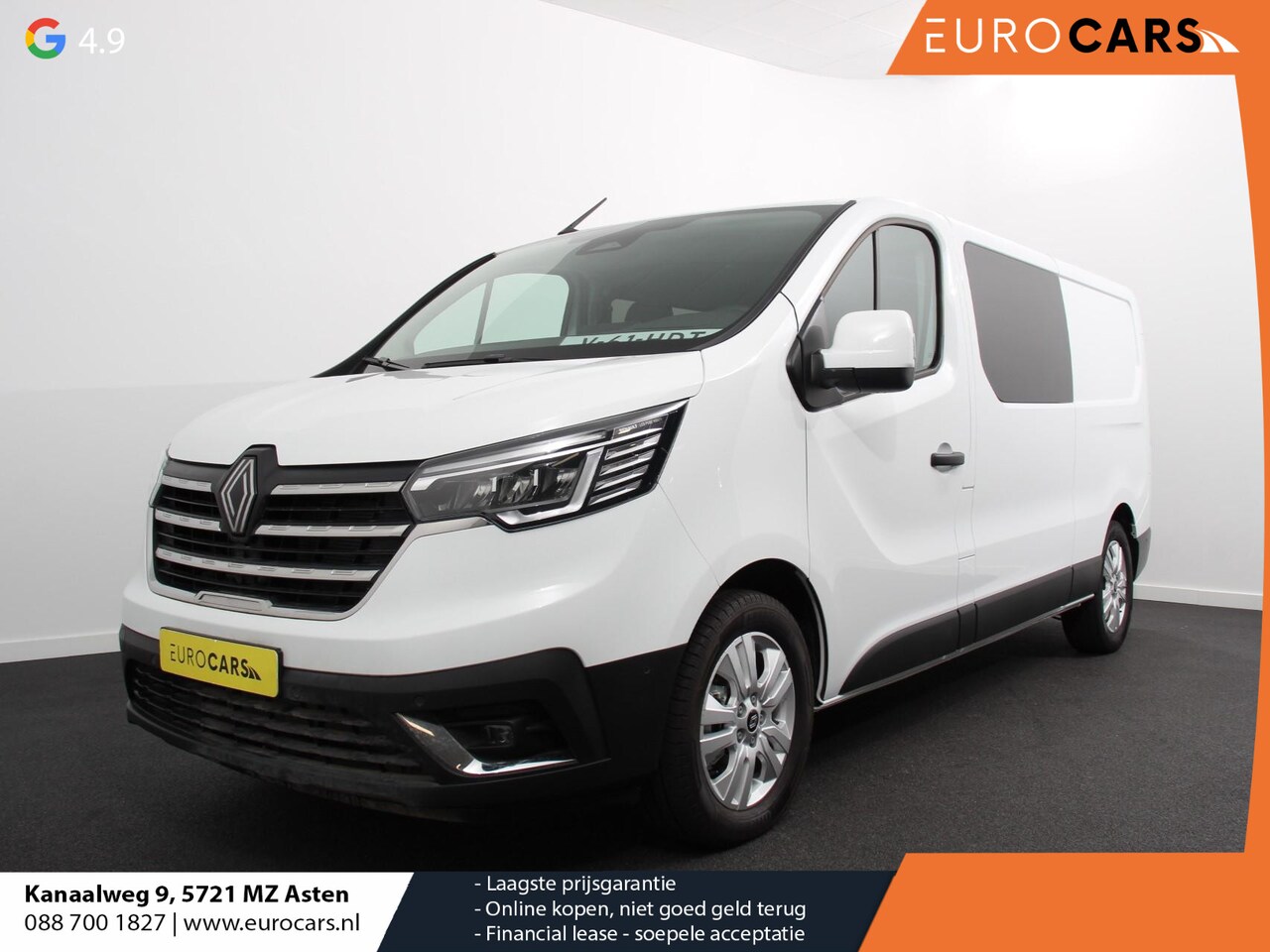 Renault Trafic - 2.0 Blue dC1 150 EDC T30 L2H1 Advance Dubbele cabine Navigatie Airco Lichtmetalen velgen B - AutoWereld.nl