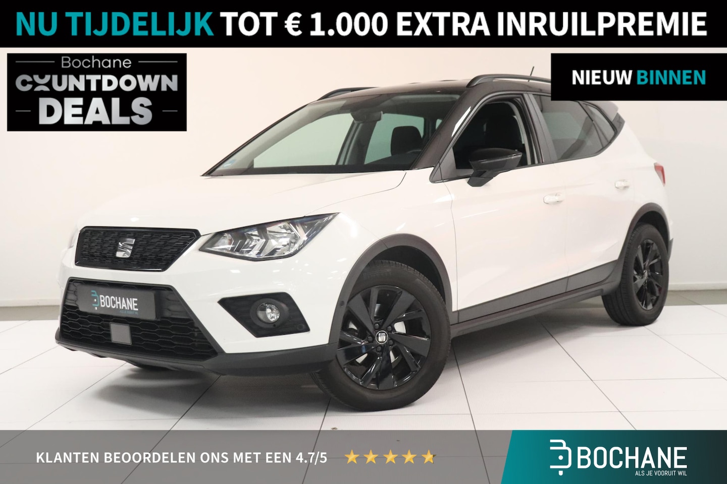 SEAT Arona - 1.0 TSI Style Business Intense | Camera | Trekhaak | Stoelverwarming | Navigatie | Climate - AutoWereld.nl