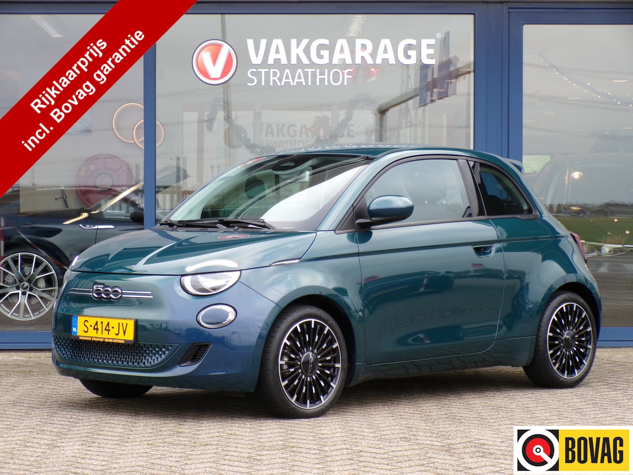 Fiat 500 - Icon 42 kWh, SOH 95.3 % / Carplay + Android Auto / Cruise control / 17' Sportvelgen - AutoWereld.nl