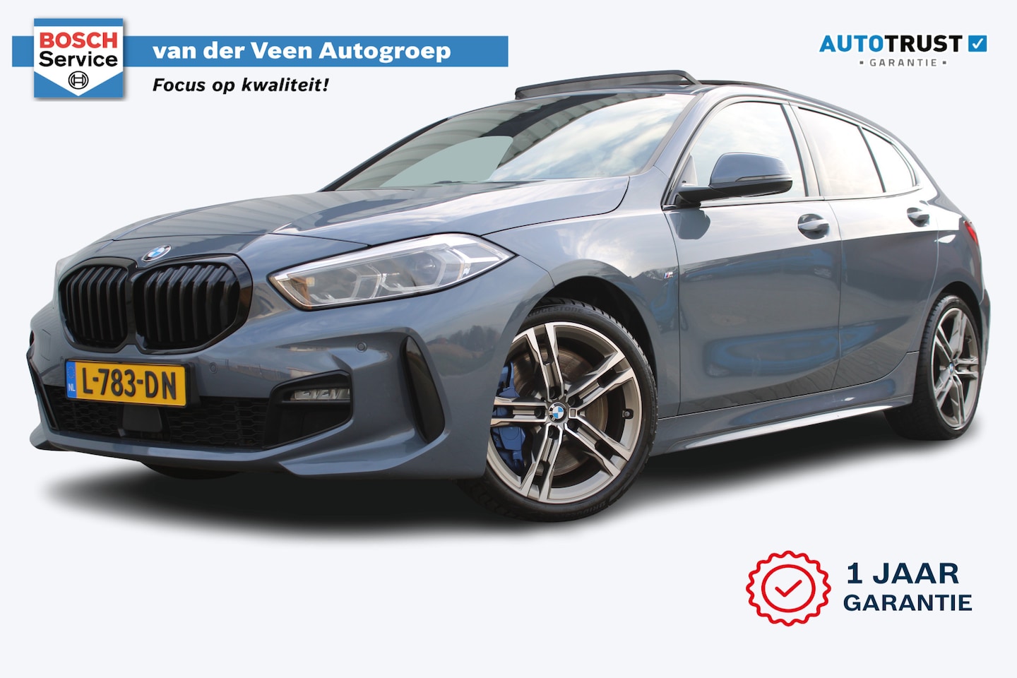 BMW 1-serie - 118i High Executive M-sport | Incl. 12 maanden garantie | Cruise control | Kuipstoelen | S - AutoWereld.nl