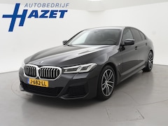 BMW 5-serie - 518D M-SPORT SEDAN + NAPPA LEDEREN COMFORTZETELS | TREKHAAK | H/K | HEAD-UP | SFEERVERLICH