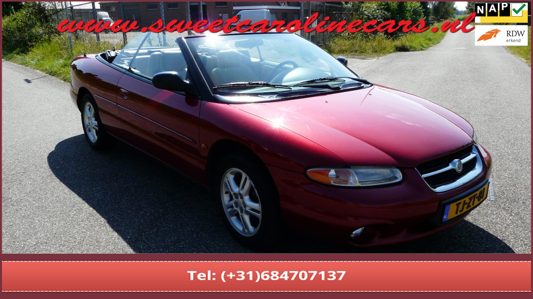 Chrysler Stratus - 2.5i V6 LX Convertible 2.5i V6 LX Convertible,Leder,Lmv's - AutoWereld.nl