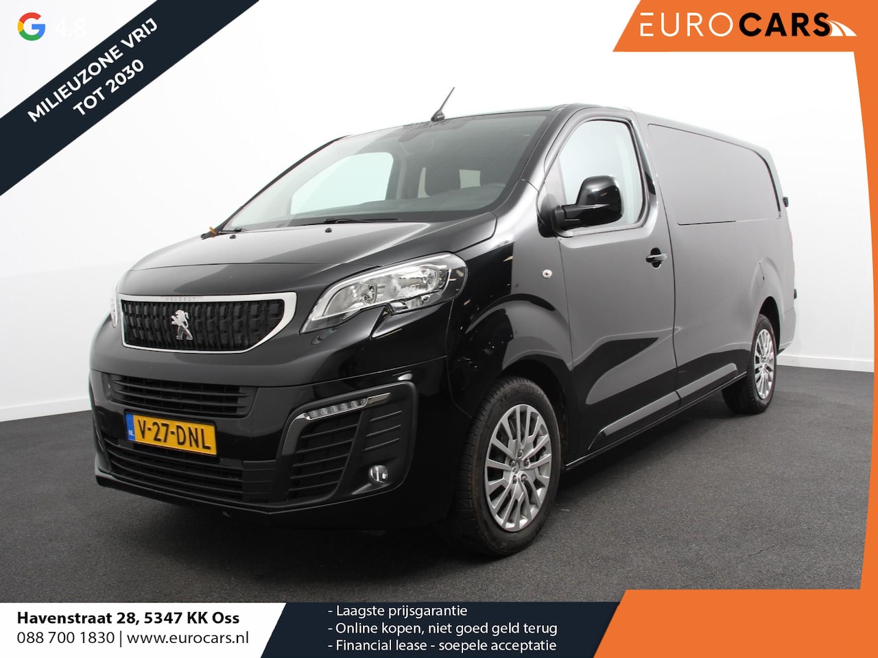 Peugeot Expert - 2.0 BlueHDI 180pk Automaat L3 Premium DC | Navigatie | Bluetooth |Lichtmetalen Velgen | Lo - AutoWereld.nl