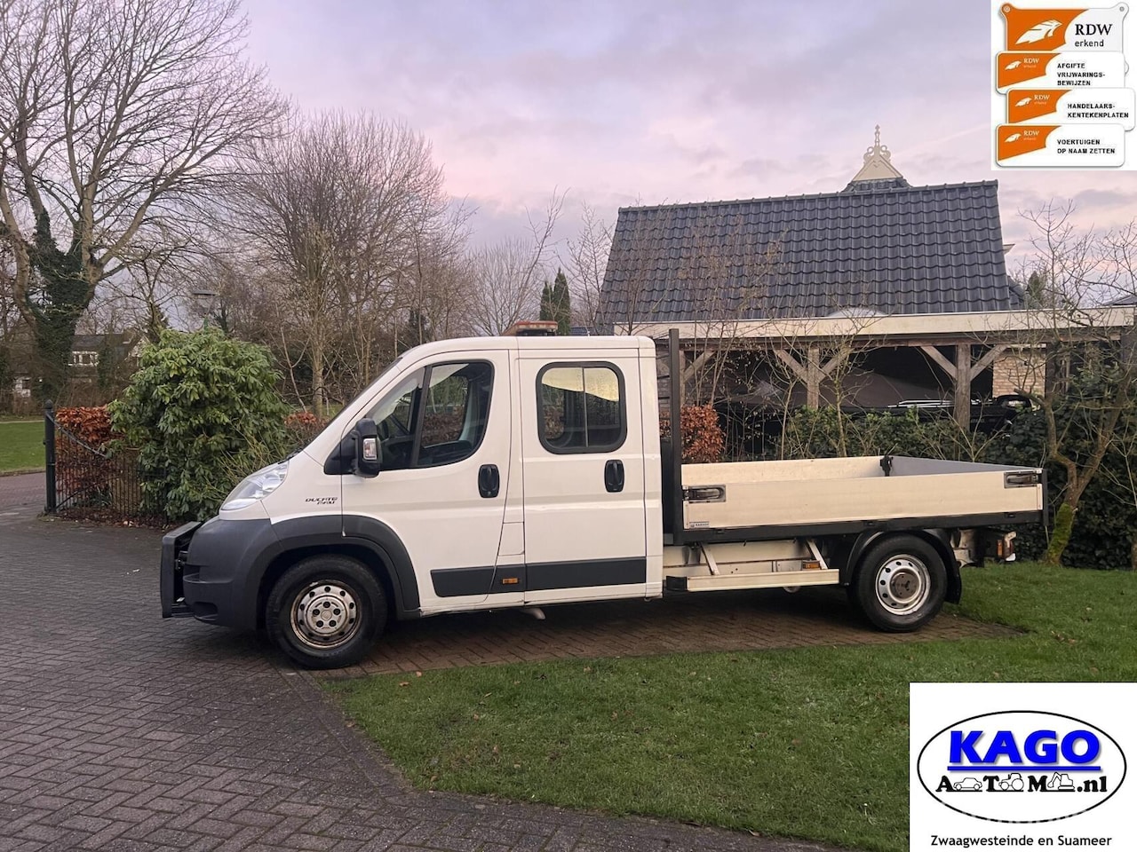 Fiat Ducato - bestel 35H 2.3 MultiJet L3H1 DC - AutoWereld.nl