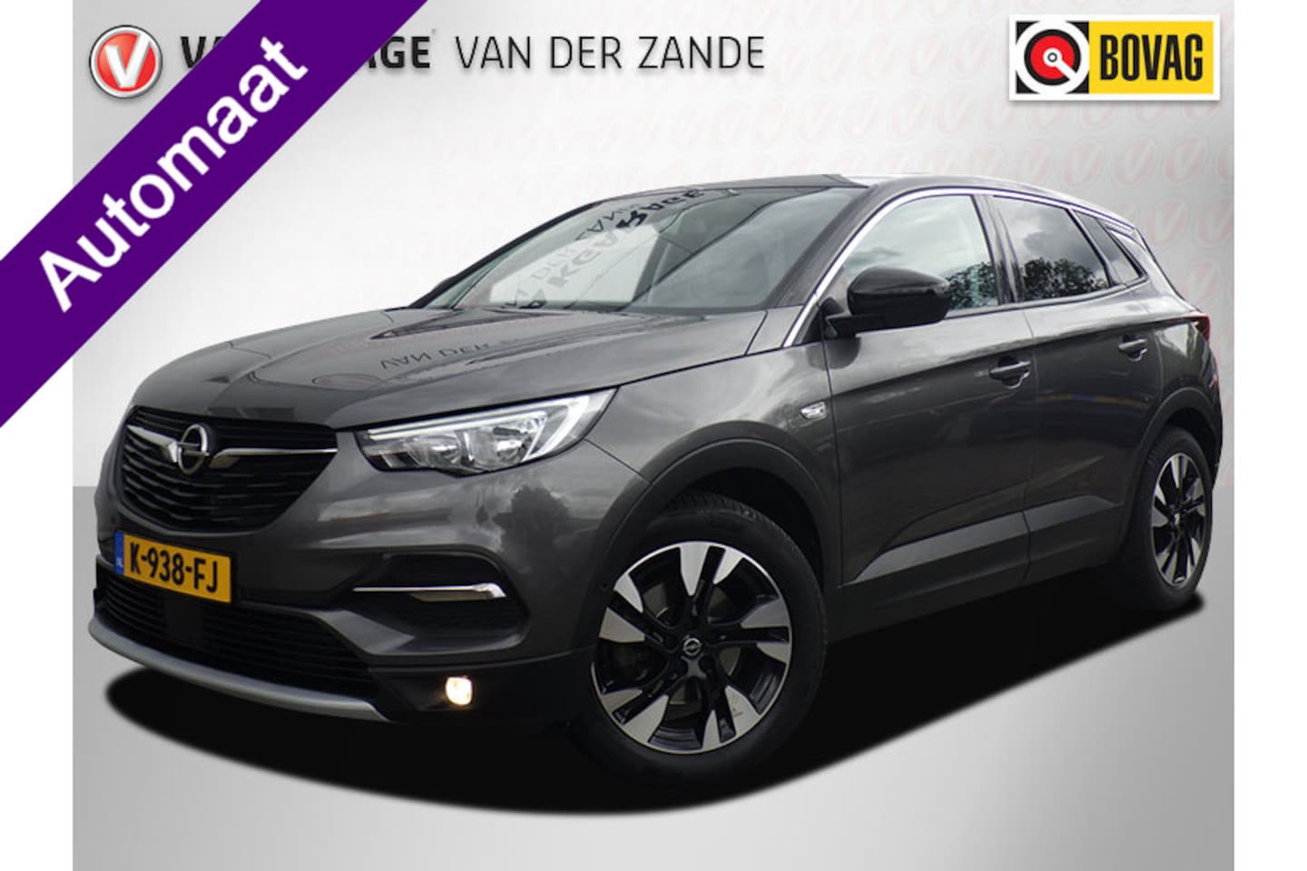 Opel Grandland X - 1.2 AUT Turbo Innovation, Camera, Cruise, Navi! - AutoWereld.nl