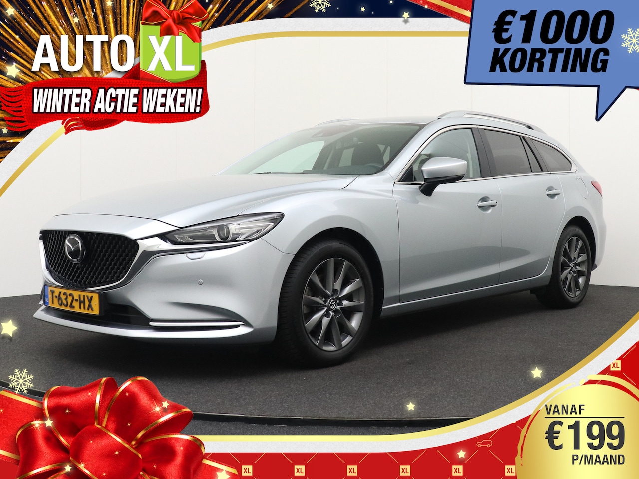 Mazda 6 Sportbreak - 2.0 165 PK Aut. Centre-Line Trekhaak Adap.Cruise Head-Up - AutoWereld.nl