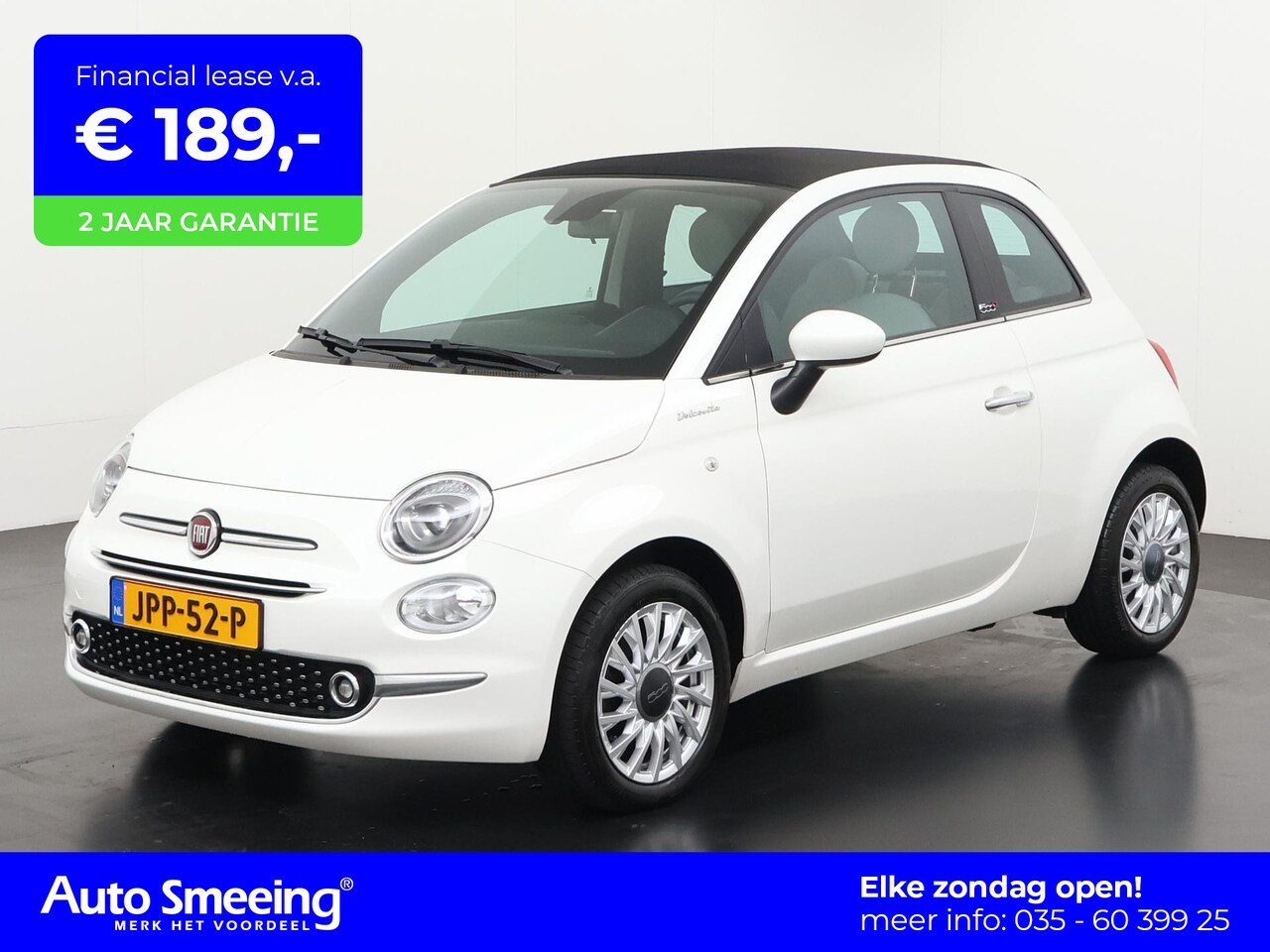 Fiat 500 C - 1.0 Hybrid Dolcevita | Apple/Android Carplay | Lichtmetalen Velgen | Zondag Open! - AutoWereld.nl