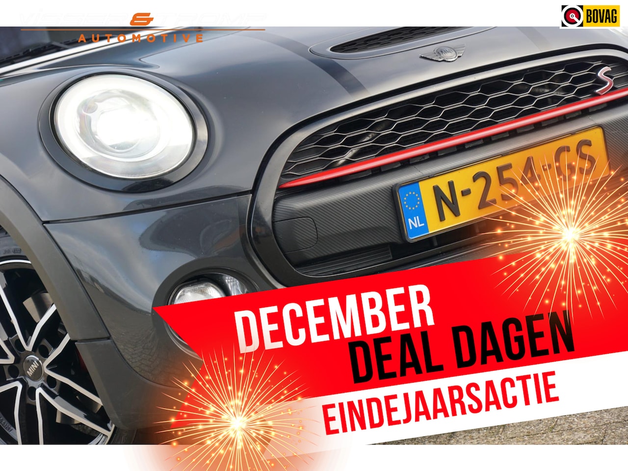 MINI Cooper S - Mini 2.0 Chili Serious Business | Thunder Grey Metallic | Full-LED/Half-Leder/NAV/Stoelver - AutoWereld.nl