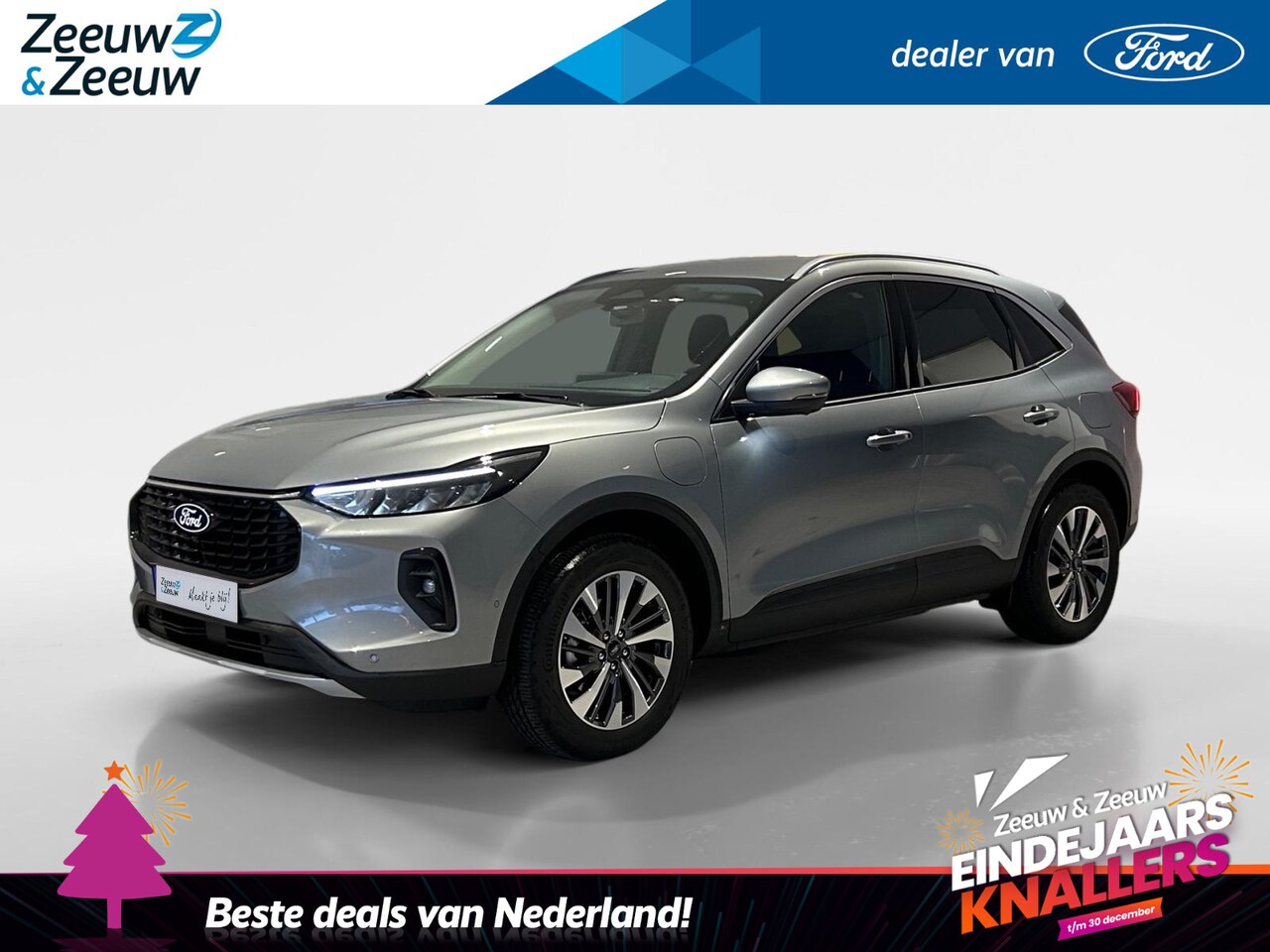 Ford Kuga - 2.5 PHEV Titanium 243pk automaat | €4.000.- korting | GRATIS LAADPAAL INCL. INSTALLATIE | - AutoWereld.nl